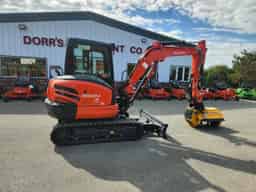 **CONSIGNMENT** 2021 Kubota KX040 with Flail & 3 Buckets