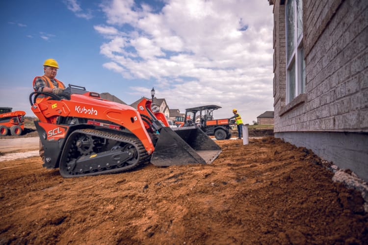 SCL1000 Stand on Skid Steer