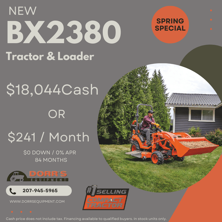 BX2380 0% Financing Special!