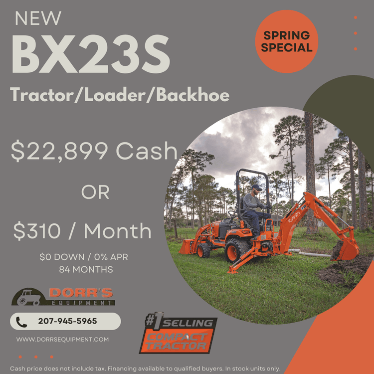 BX23S 0% Financing Special!